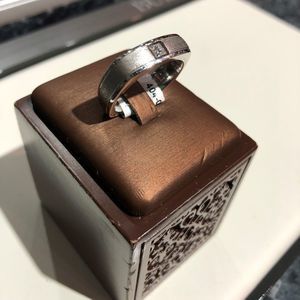 Gent's White 18 KaratGold  AJaffe Ring